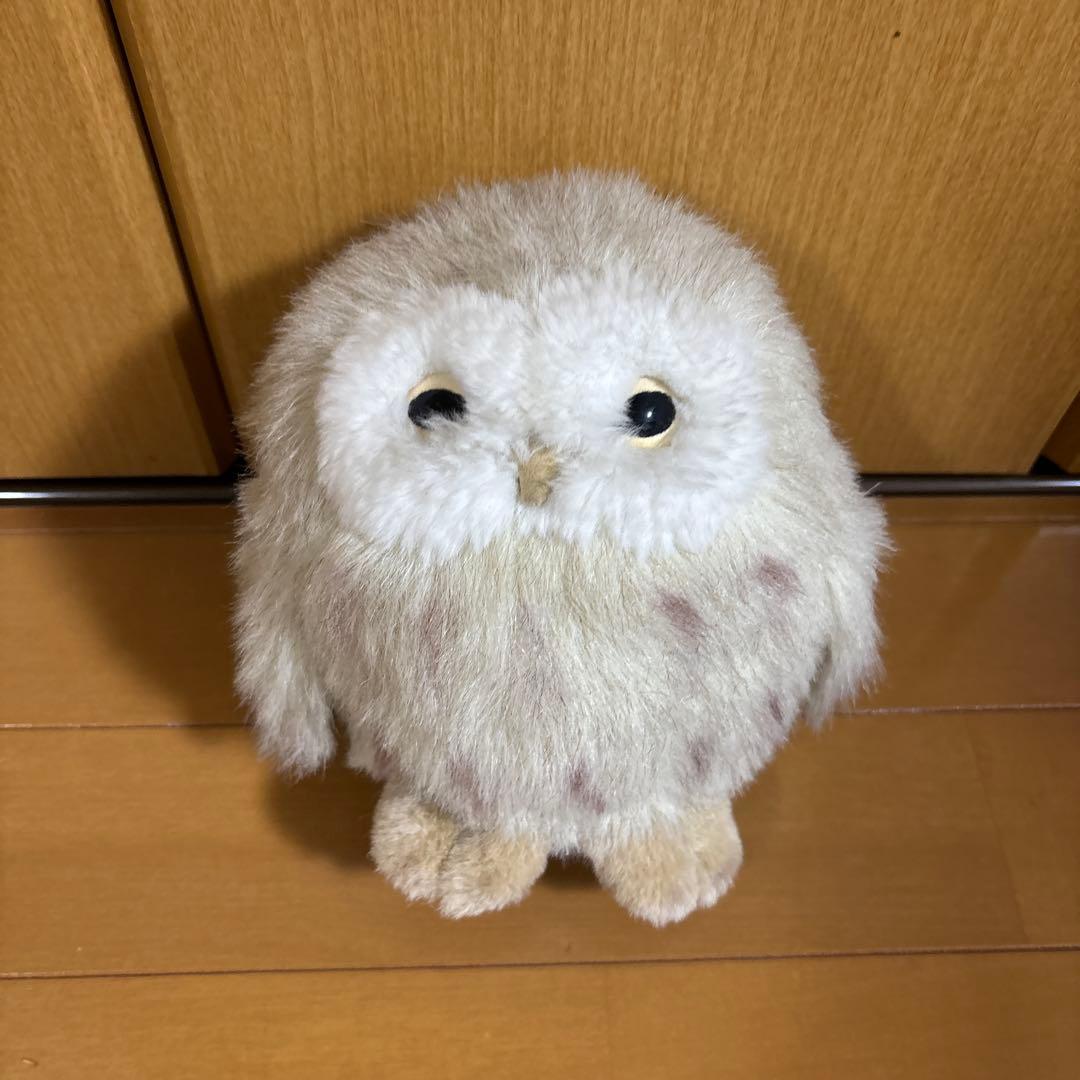 フクロウ レトロ ぬいぐるみ