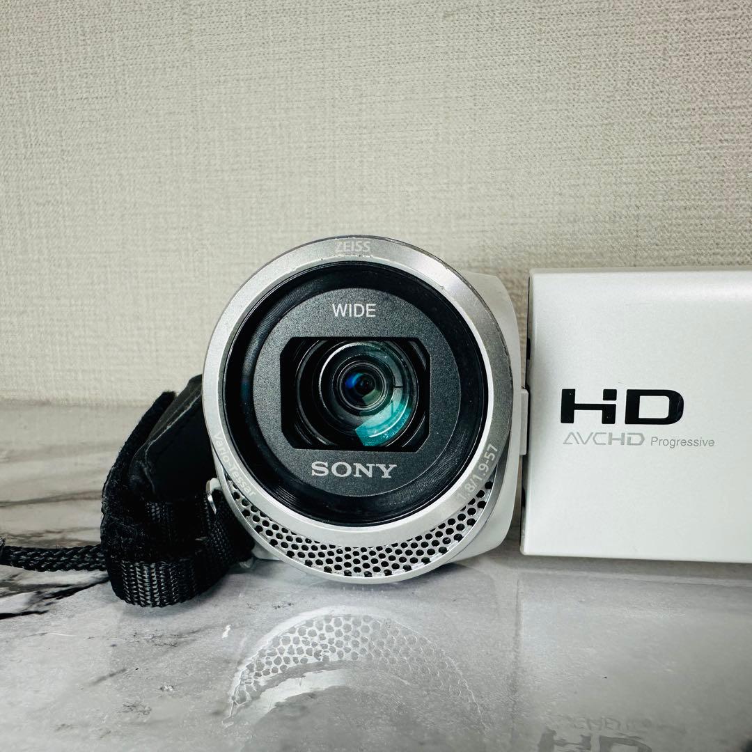 SONYハンディカム　HDR-CX485 ホワイト　Wi-Fi対応
