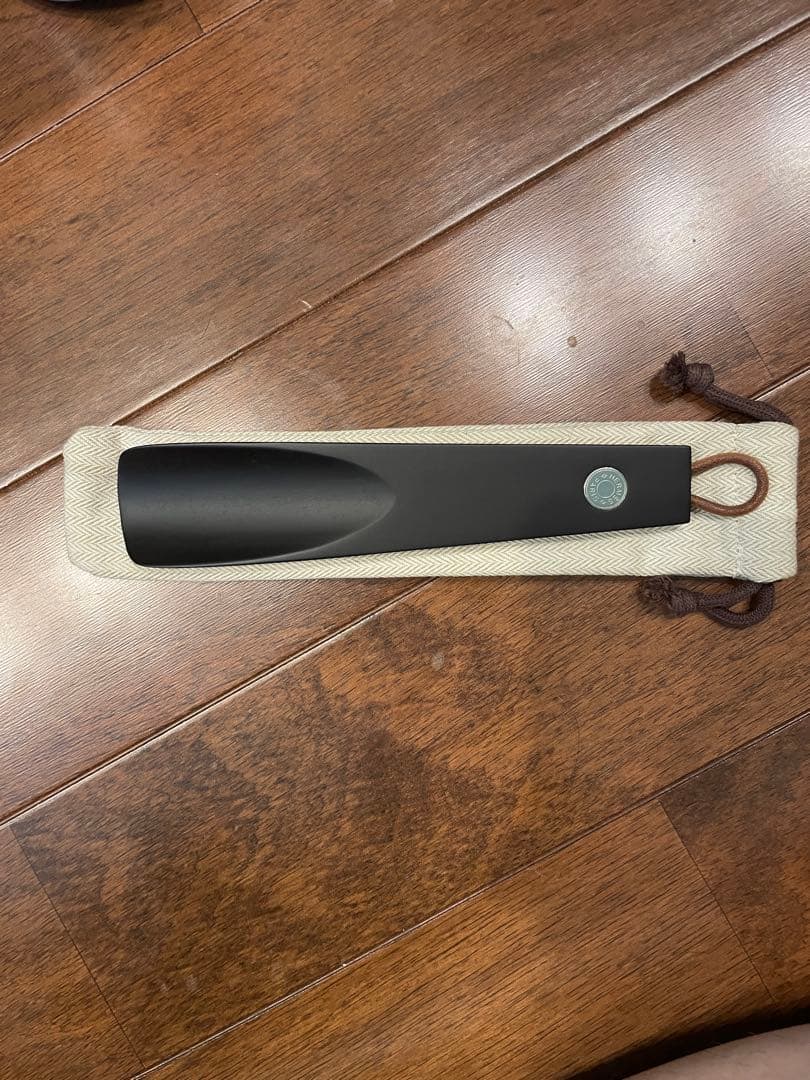 エルメス　シューズホーン 黒 収納袋付き