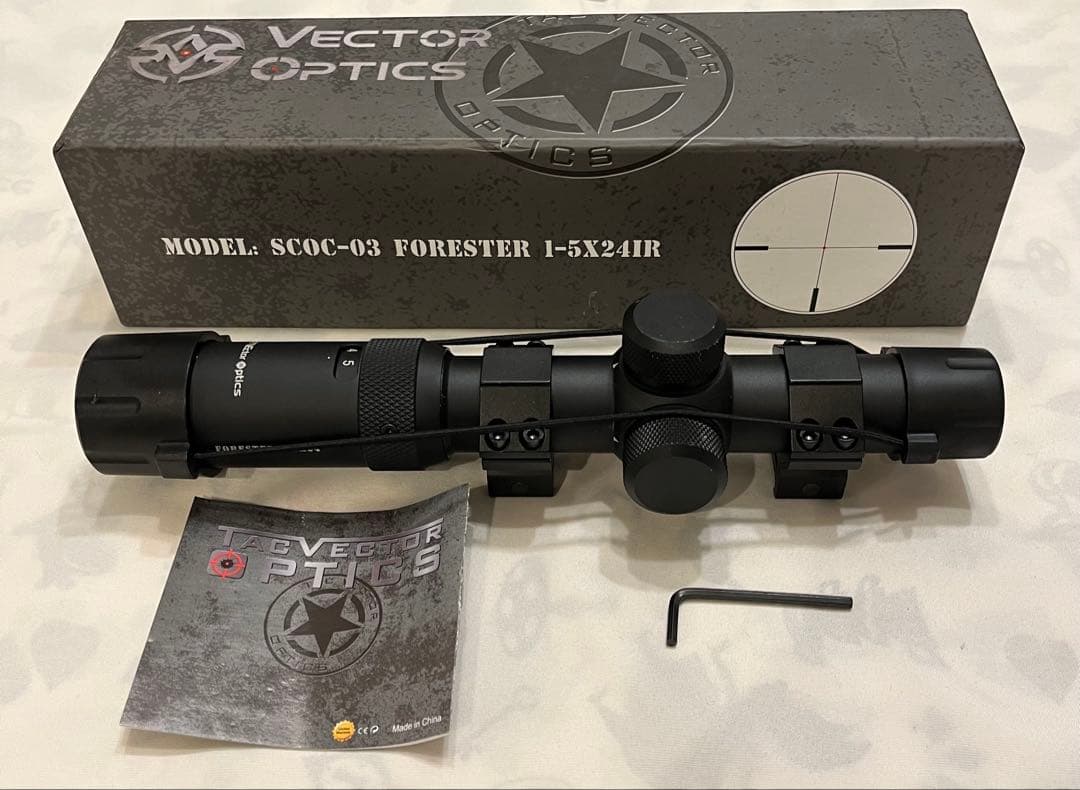 VECTOR OPTICS Forester 1-5×24IR スコープ