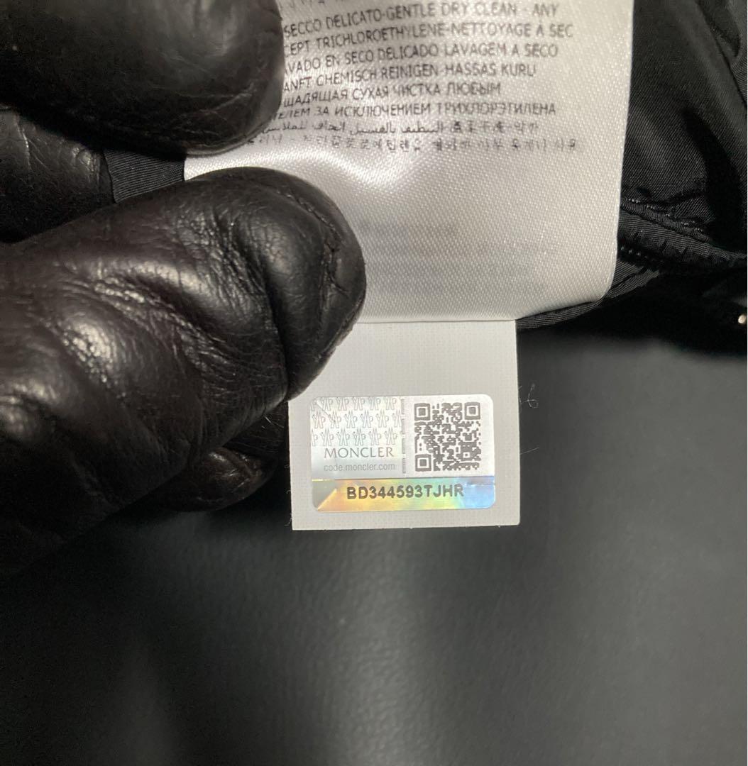 MONCLER レザー&ナイロン シングルライダース SALOMON