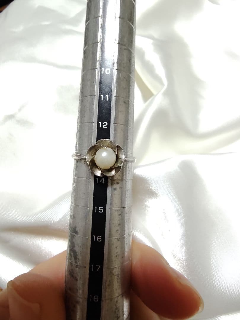 spm 刻印　捻り梅パールリング