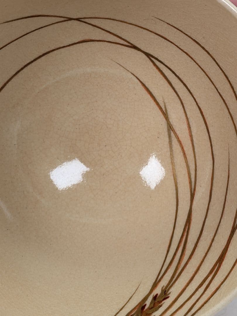 清閑寺窯 杉田祥平 色絵仁清海老画茶盌 合箱合布 京焼 清水焼 抹茶碗 茶道具