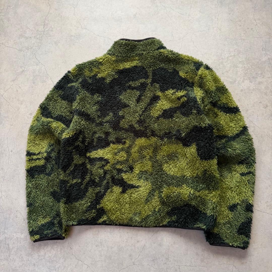 EVISU エヴィス ボアフリース ジャケット カモフラ柄 迷彩