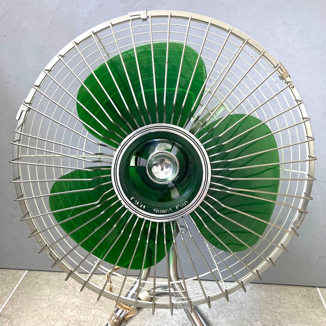 昭和レトロ 富士電機 サイレントファン 扇風機 3枚羽 レトロ家電