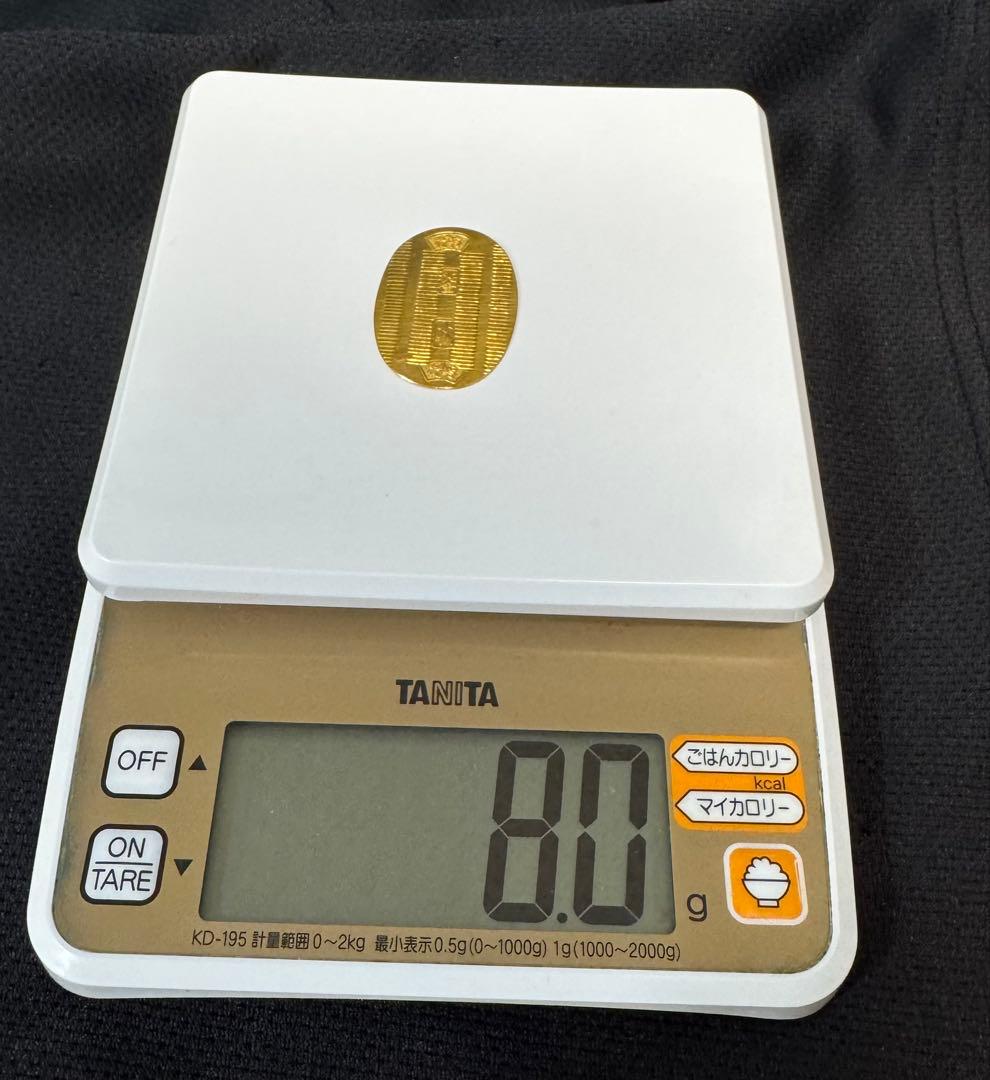 純金小判 楕円形(京都寺内25周年)大正9年