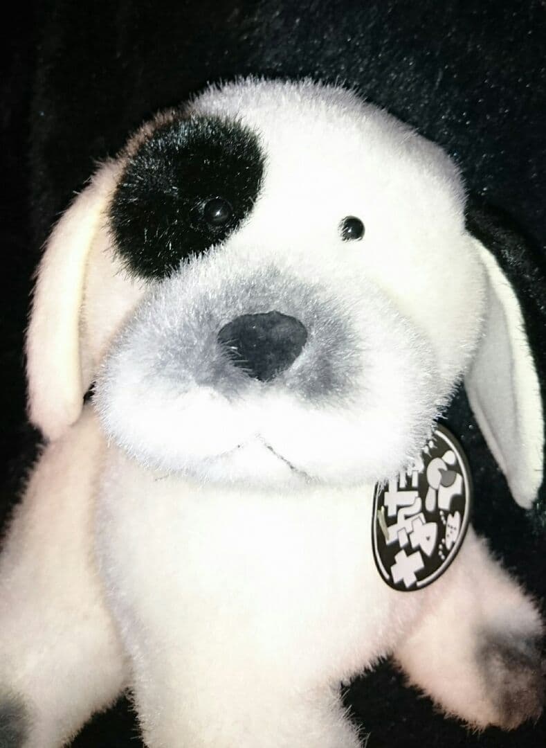 三英 なんだよ 犬 ぬいぐるみ 昭和レトロ 1980年代 サンエートーイ 人形