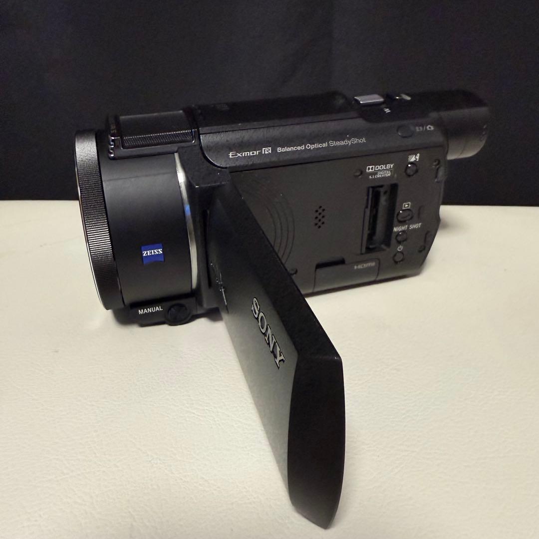 美品 SONY FDR-AX55 ビデオカメラ 4K ほぼ未使用　ソニー