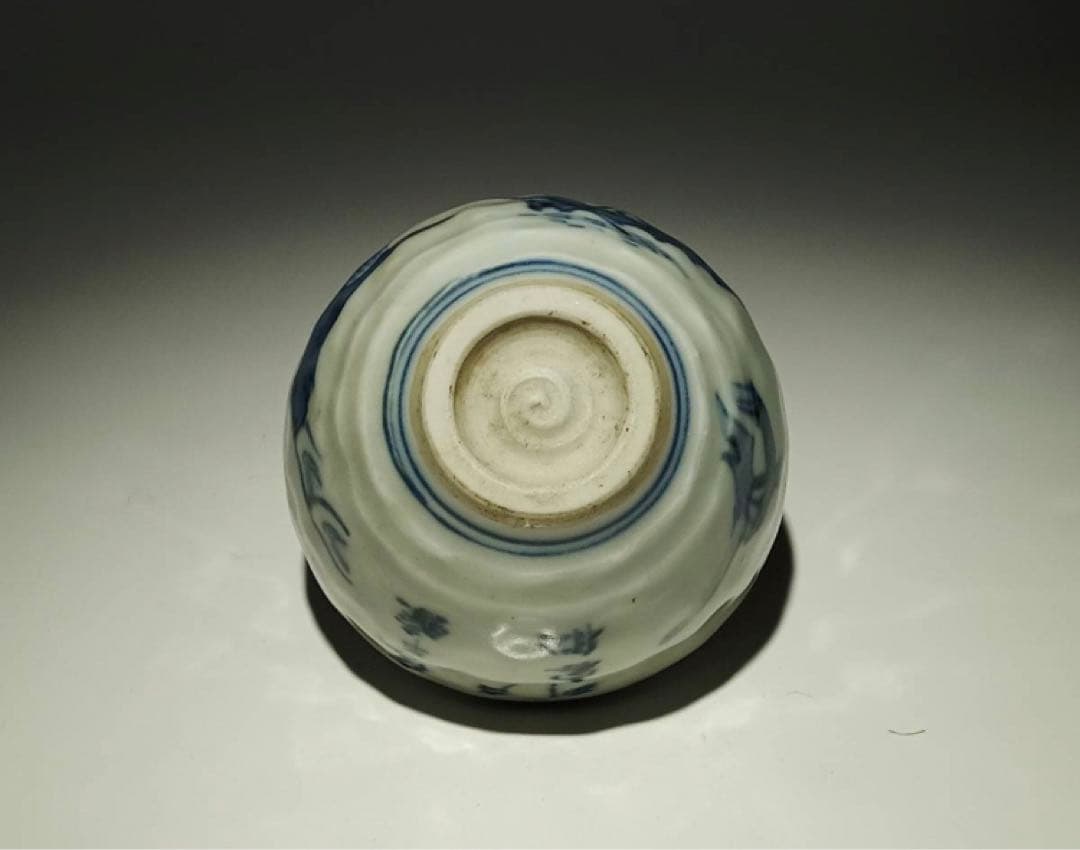 煎茶碗　染付　煎茶道具　京焼