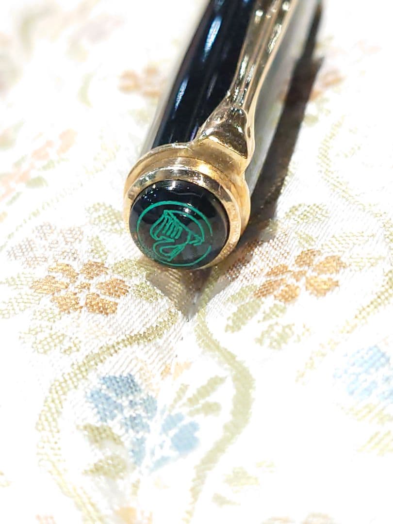 廃番 ペリカン 400N 14C-EF 緑縞　万年筆 デッドストック品