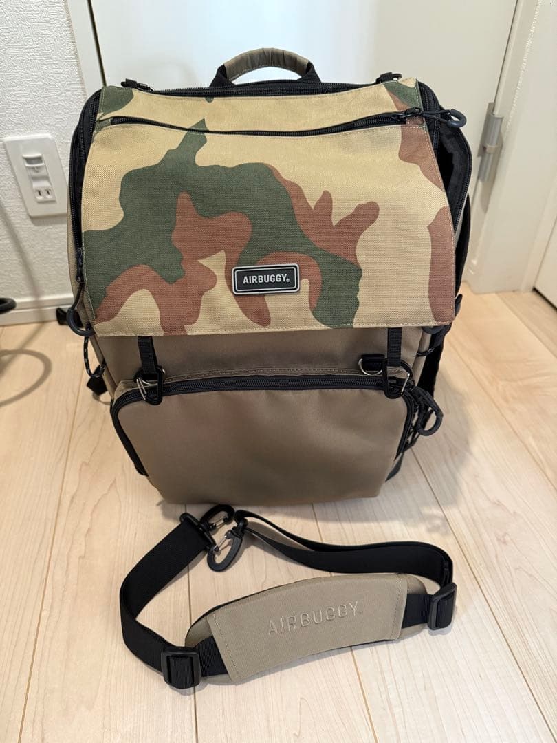 いまだけ限定値下げ中 AIRBUGGY迷彩バックパック　3way