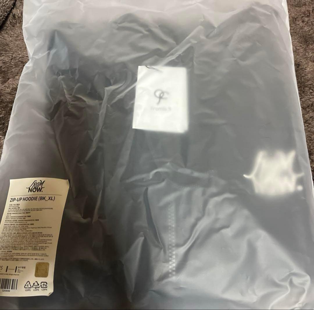 アイドル FROM NOW. ZIP-UP HOODIE (BK_XL) fromis_9