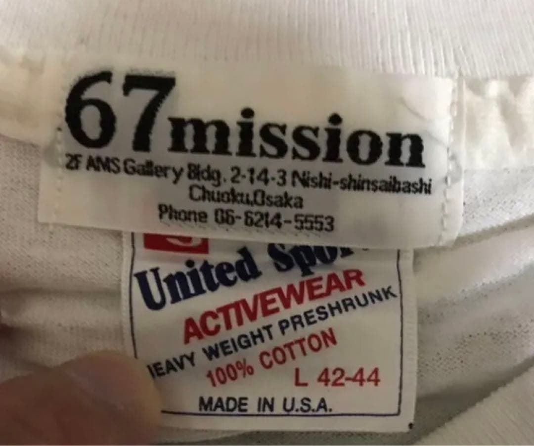 67missionコラボTシャツ3点セット　 Lサイズ