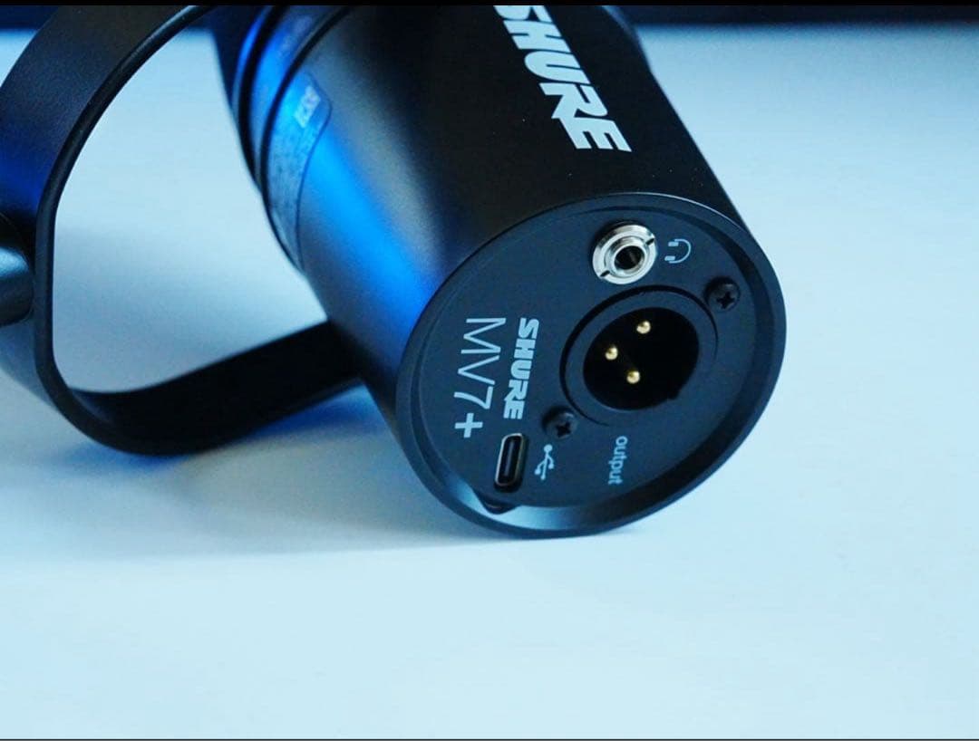Shure MV7+ USB/XLR ダイナミックマイク