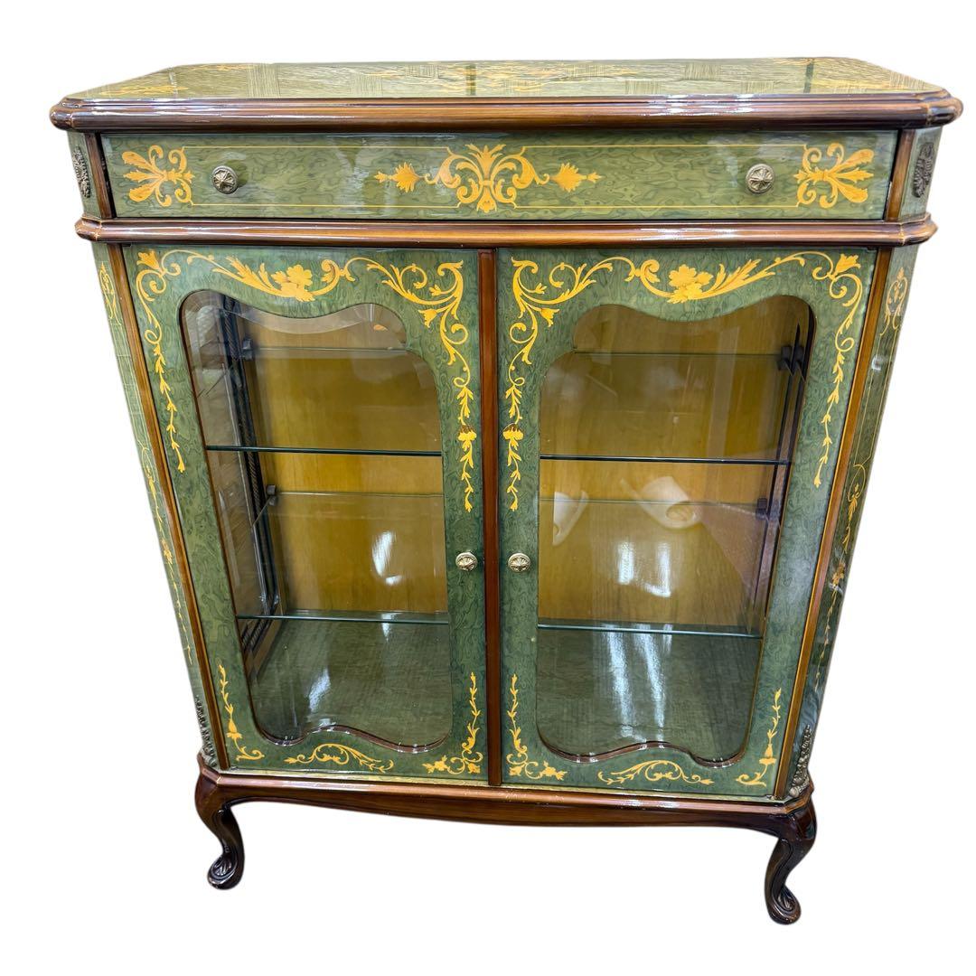 ☆アルテム社 ARTEM☆ガラスキャビネット 象嵌細工 飾り棚