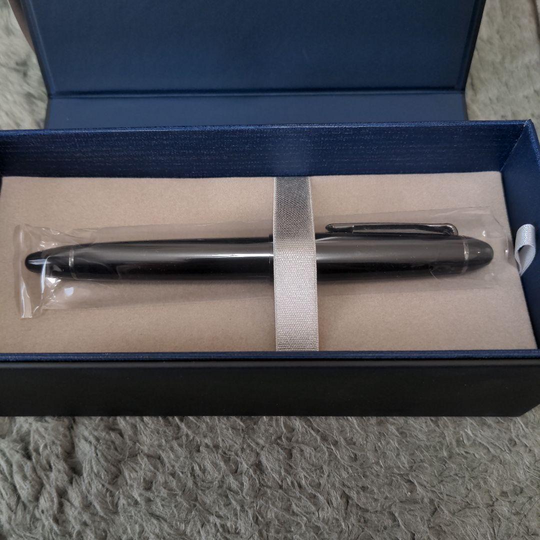 セーラー万年筆 プロフィットブラックラスター極細 EF 付属品、カートリッジ付き