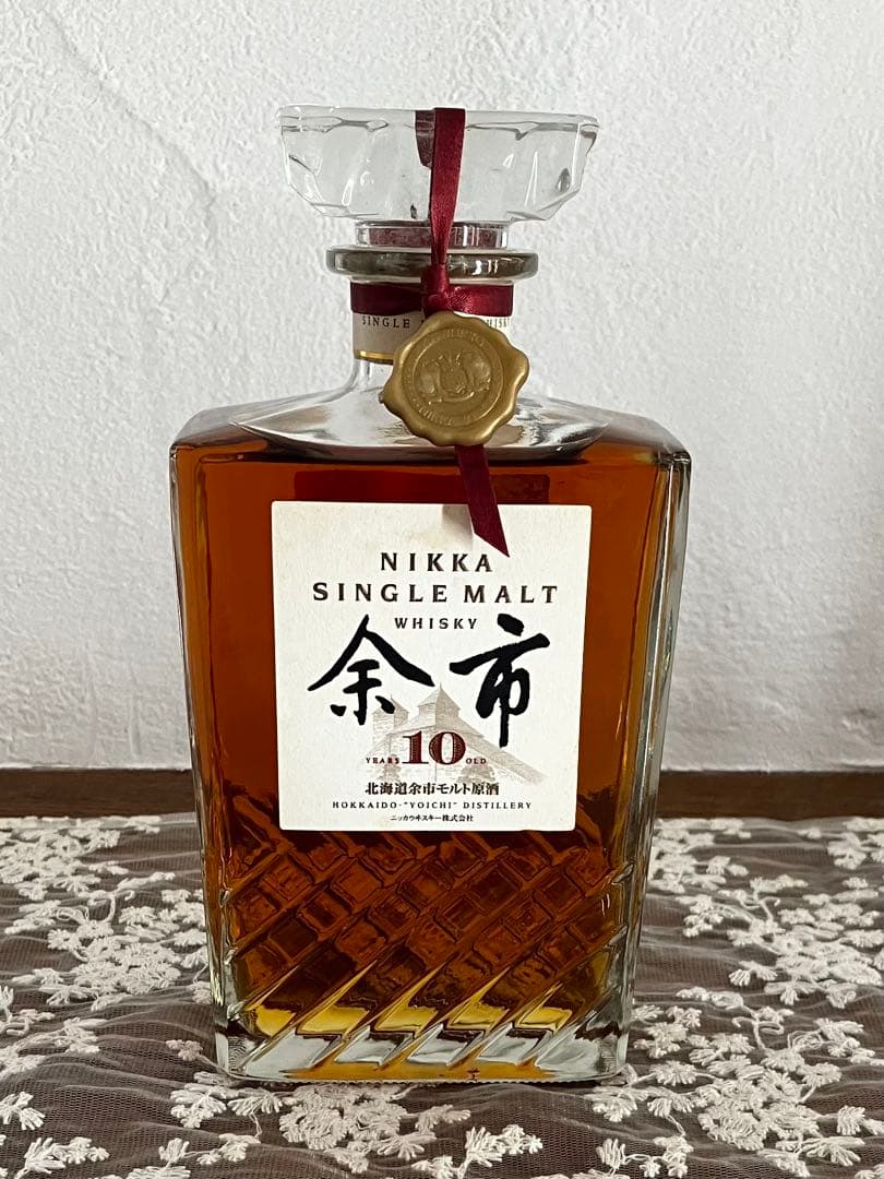 NIKKA シングルモルトウイスキー　余市10年 箱付 古酒 未開封