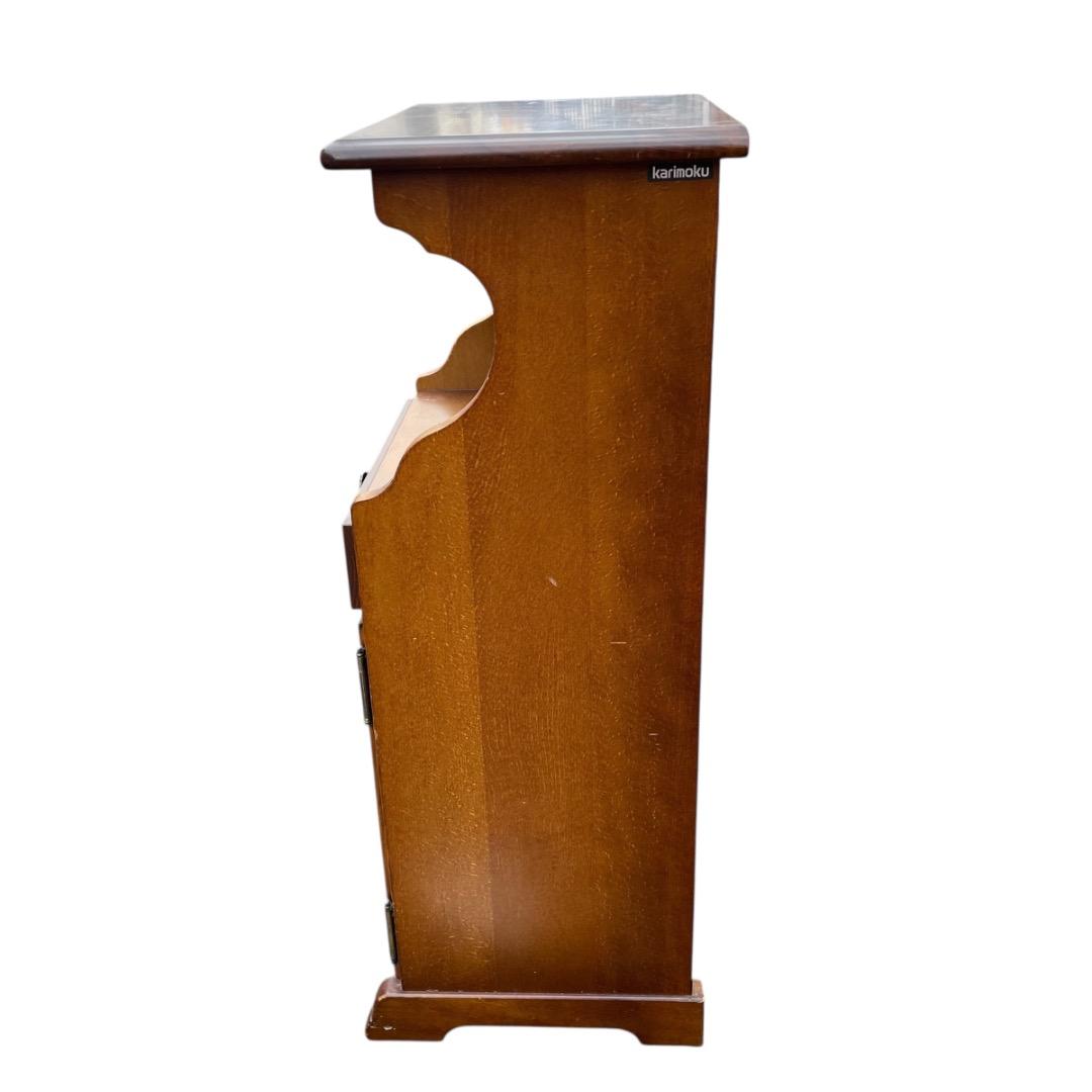 karimoku カリモク コロニアル 電話台 高級家具　A