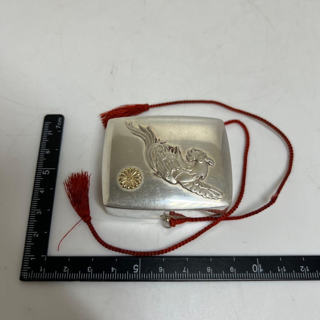 専用　天皇家　御下賜品　純銀小林製　鳳凰文　ボンボニエール　トニエ　61g