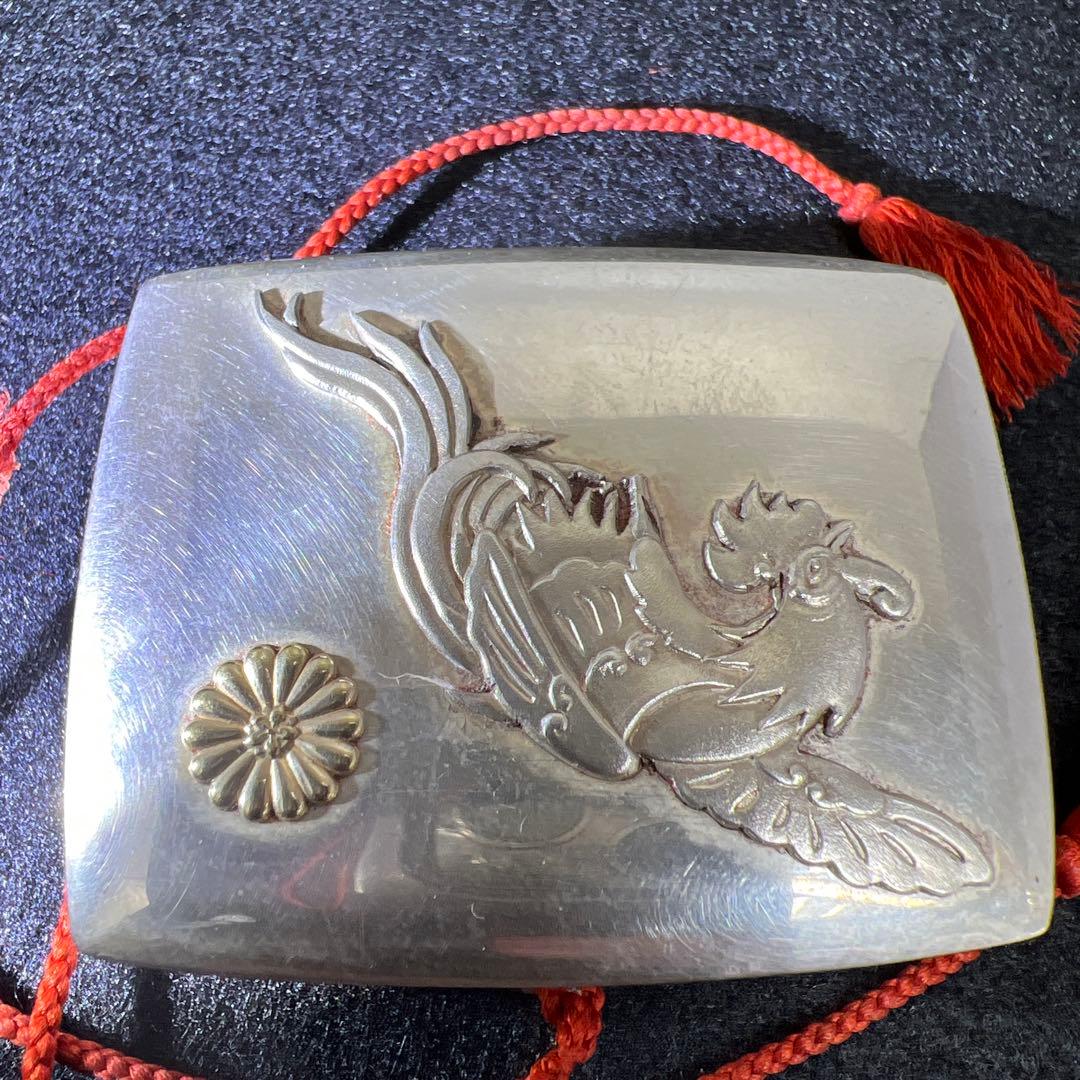 専用　天皇家　御下賜品　純銀小林製　鳳凰文　ボンボニエール　トニエ　61g