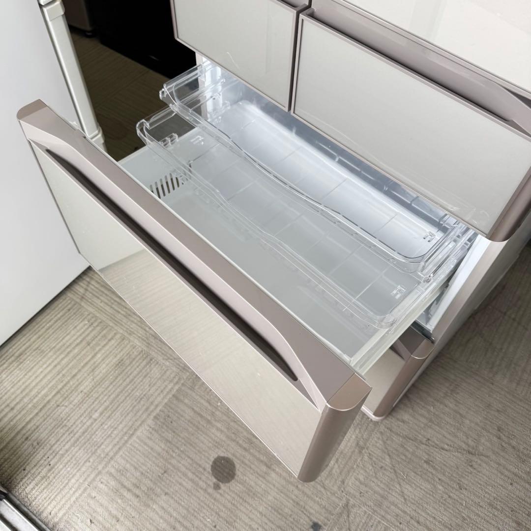 【超美品‼️】日立 2019年製 475L 冷凍冷蔵庫 高級ガラスドア 真空チルド