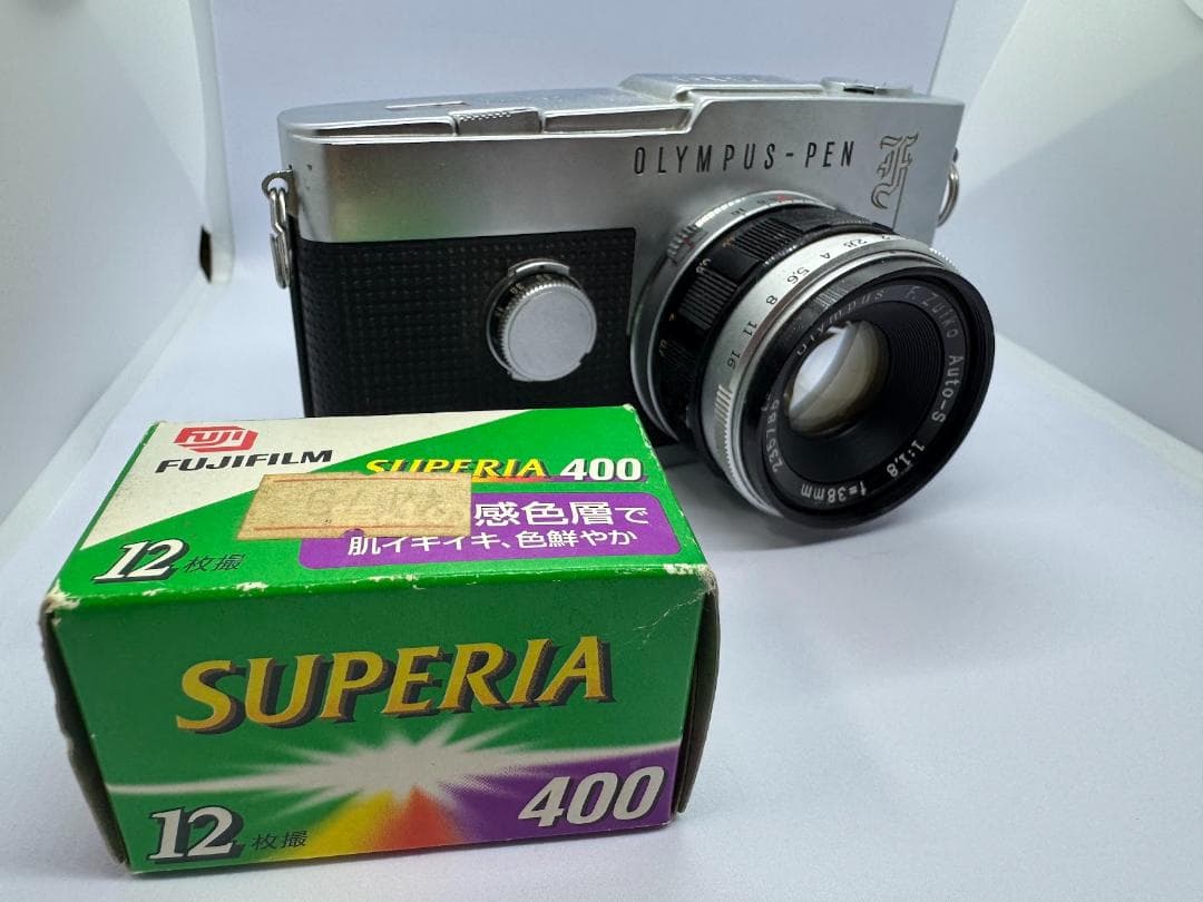 Olympus PEN-F Zuiko 38mmF1.8＋フィルム（期限切れ）