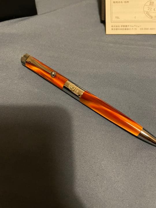 【新品未使用品】伊東屋 Romeo No. 3 イタリアンアンバー(細軸)