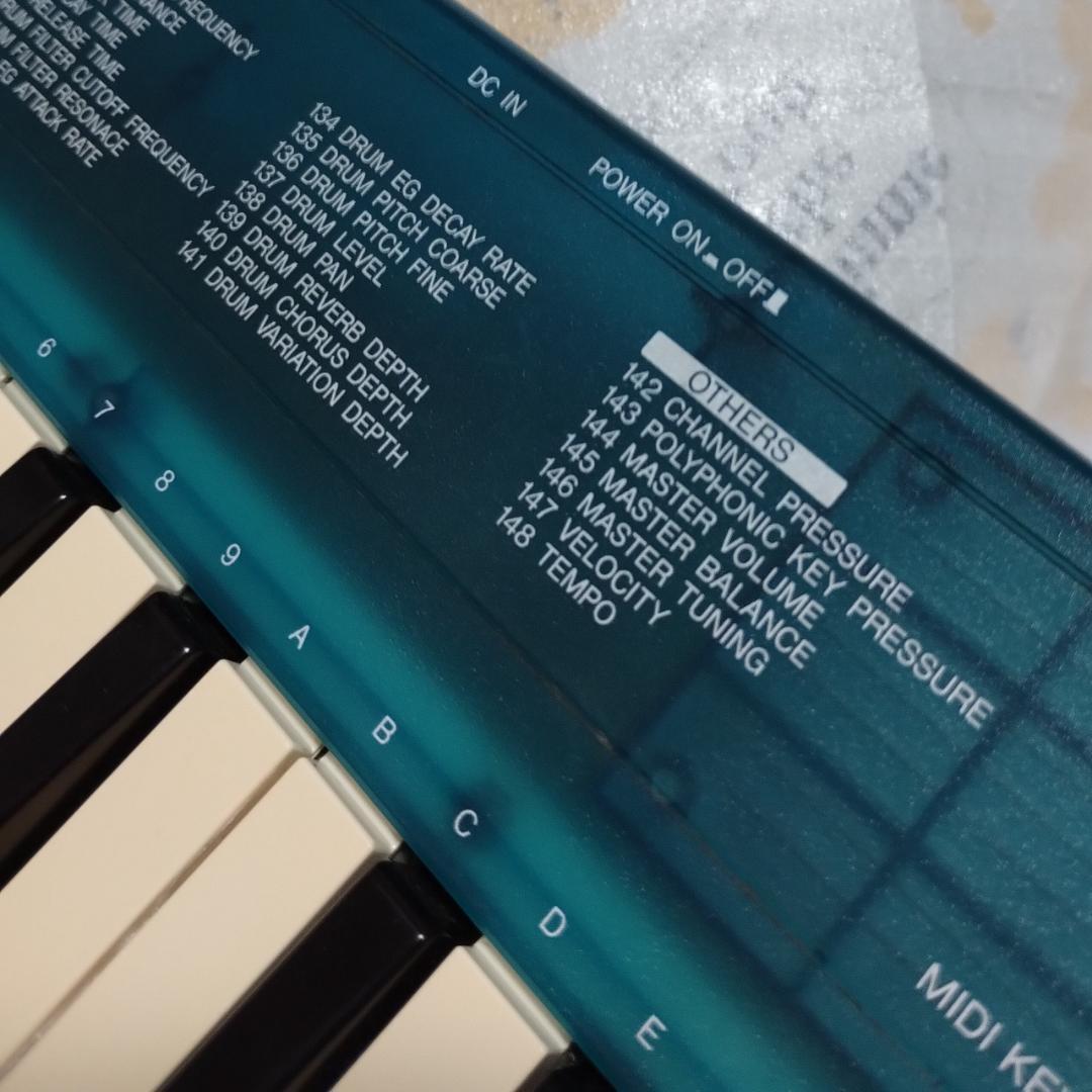 「CBX-K1B 」ヤマハ ・MIDI KEYBOAD・純正ACアダプター付き