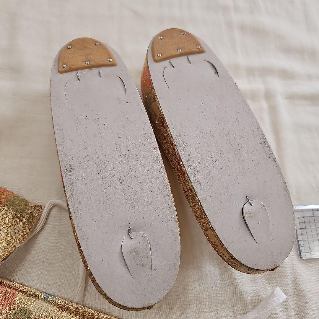 七五三　帯　草履　バッグ　はこせこセット　美品