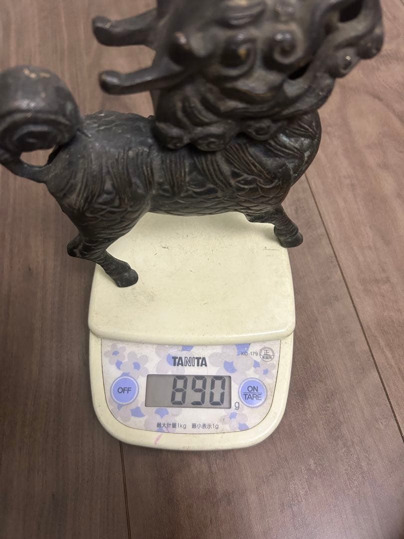 神兽香炉，古銅製，時代物