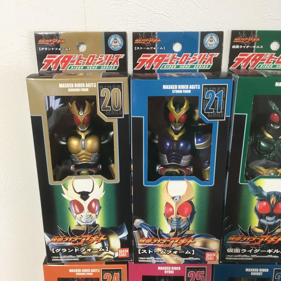 仮面ライダーアギト＆龍騎（×13箱セット）ソフビ　ライダーヒーローシリーズ