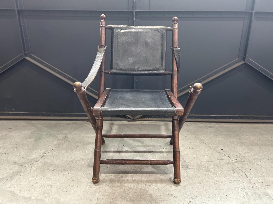 Vintage Folding Chair / フォールディングチェア｜レザー