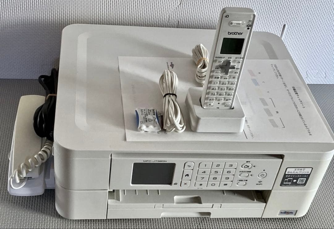 美品 快調作動 ブラザー複合機 MFC-J738DN 子機付き 整備清掃消毒