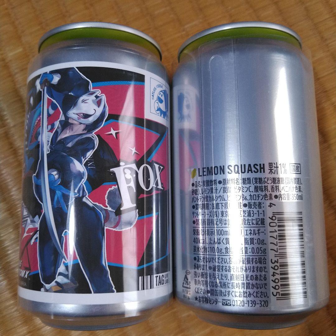 P5X ペルソナ5 X キャラクターラベル缶 5本セット 新品未開封