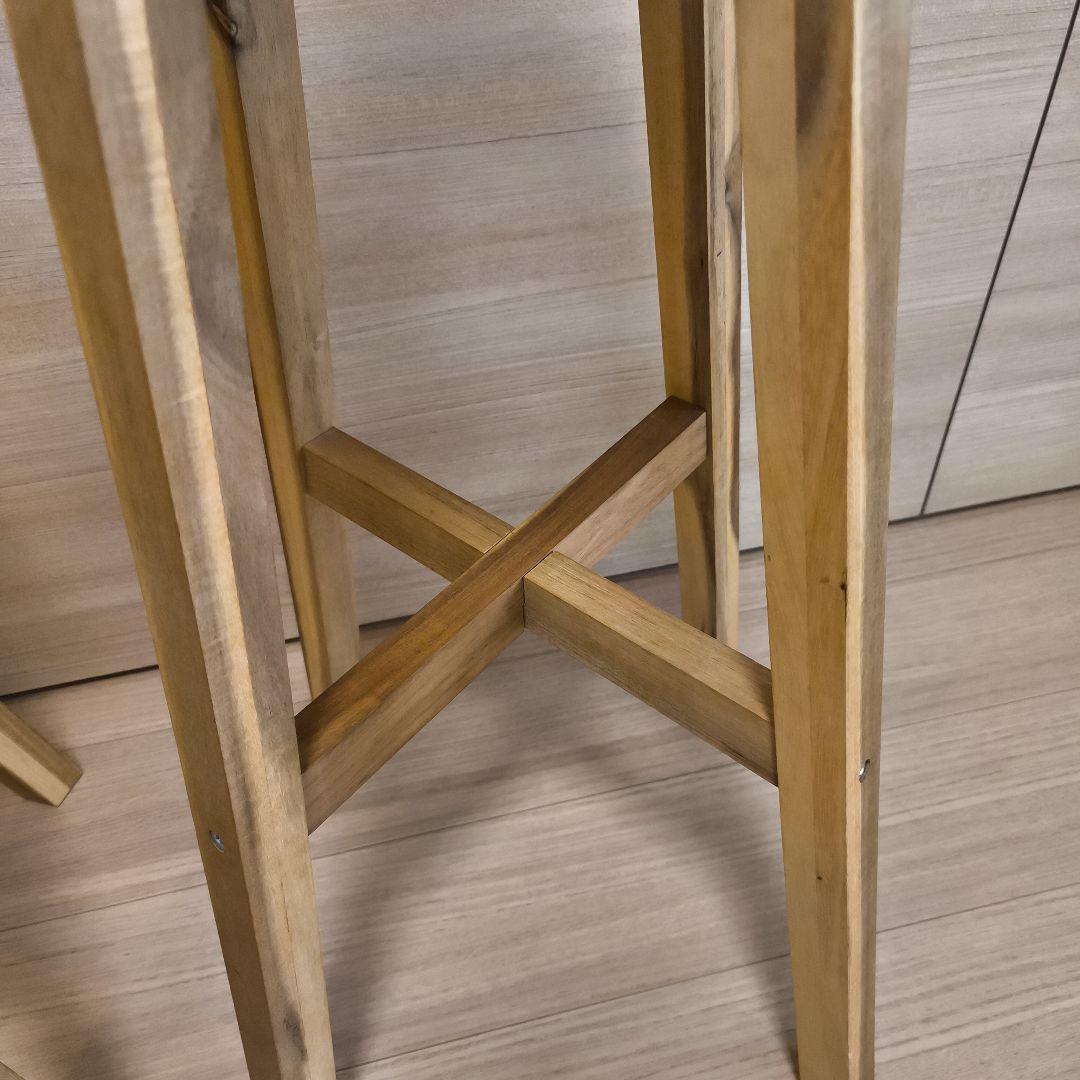 IKEA SKOGSTA ハイスツール　カウンターチェア　2脚セット