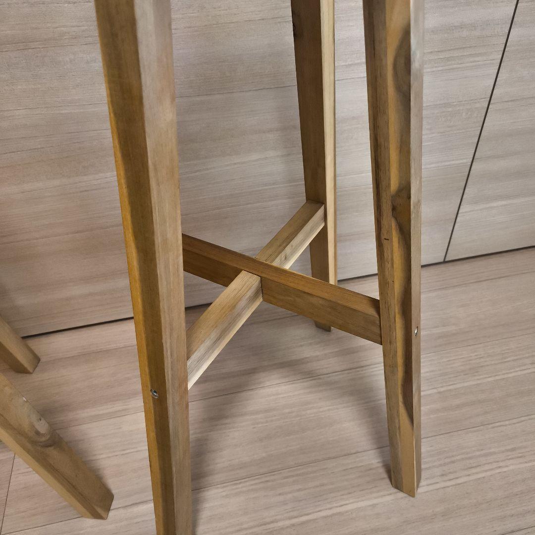 IKEA SKOGSTA ハイスツール　カウンターチェア　2脚セット