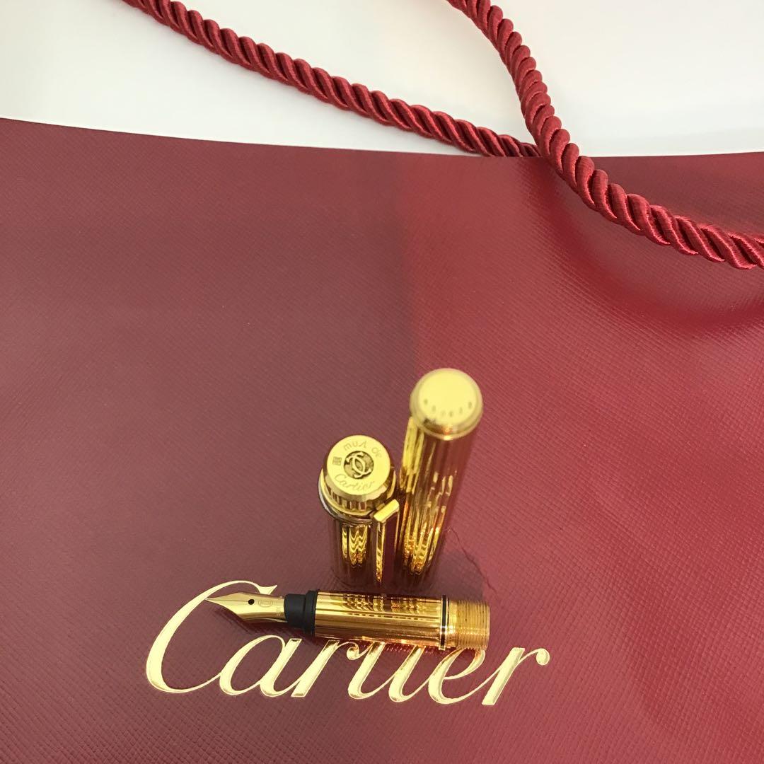 ❣️カルティエCartier❣️ K18ペン　カートリッジ式　万年筆