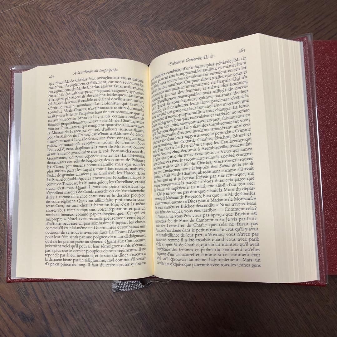 特別限定版 プルースト 失われた時を求めて 2巻セット　洋書（フランス語）