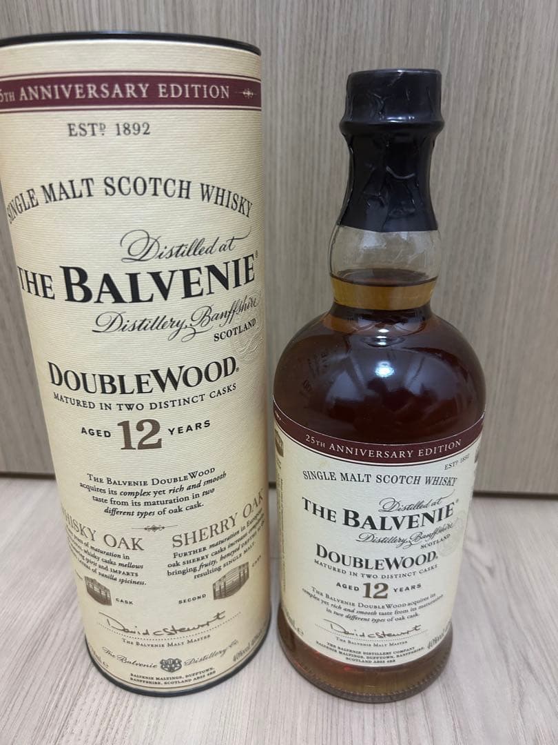 希少品)BALVENIE DOUBLEWOOD 12年 25周年記念版