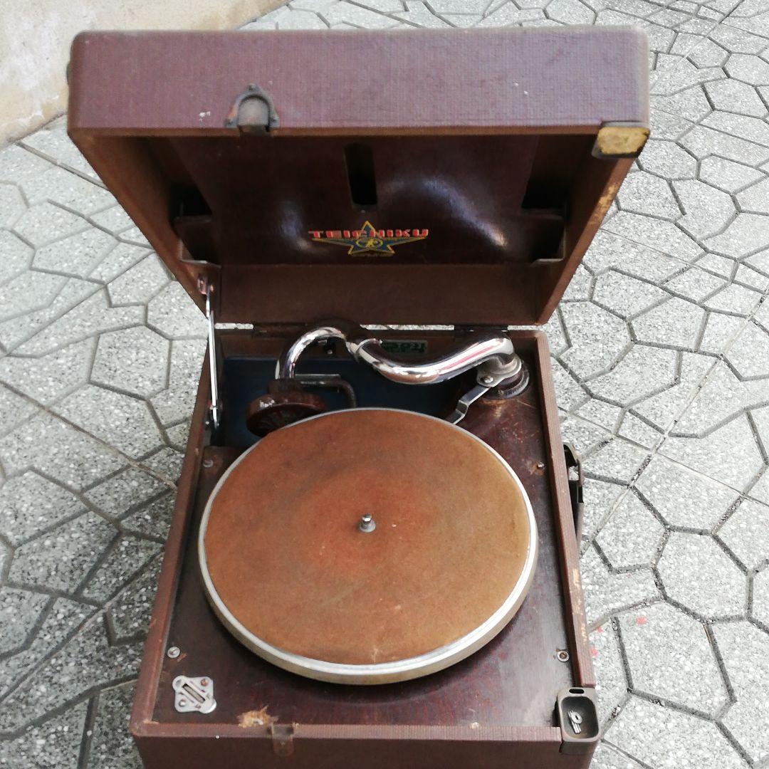 テイチク　ポータブル蓄音機T-23