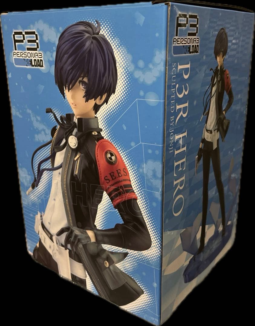 ペルソナ3リロード P3R 主人公 フィギュア　B2タペストリー付き