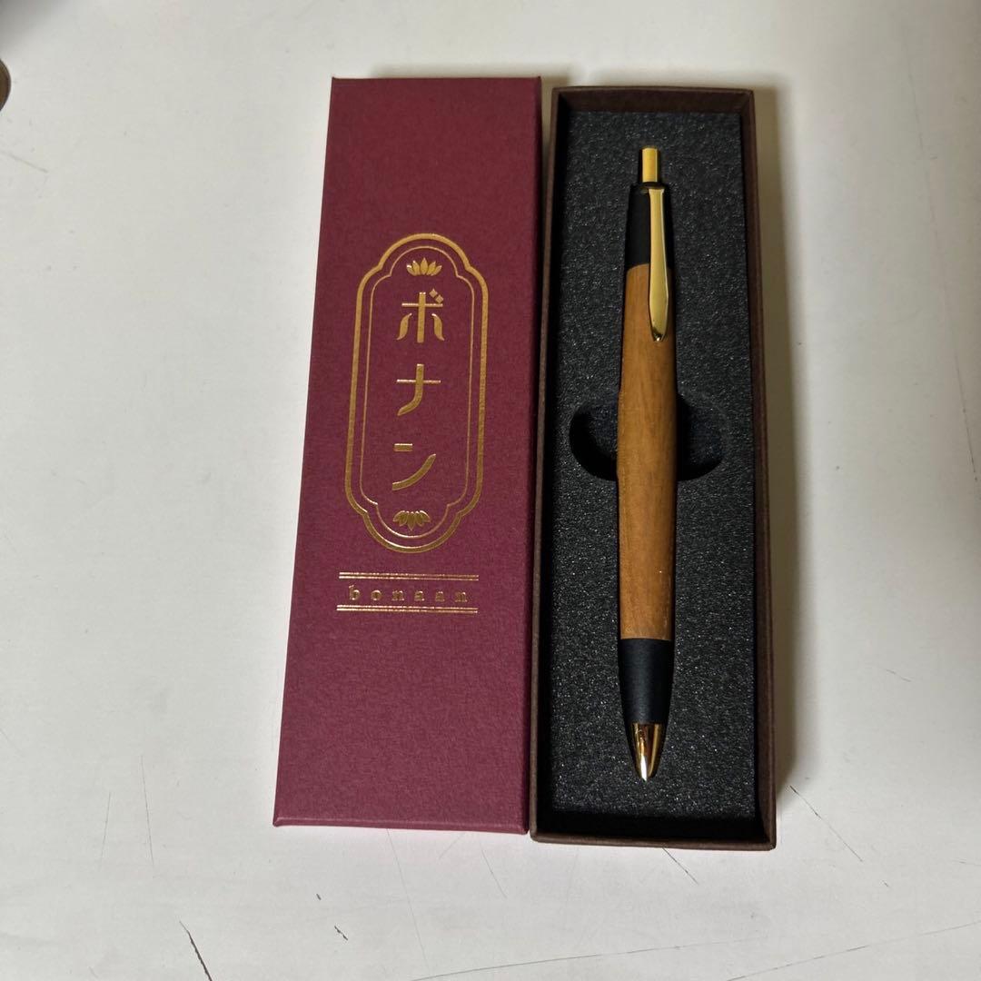 りく　ボナンペン欅のシャープペンシル