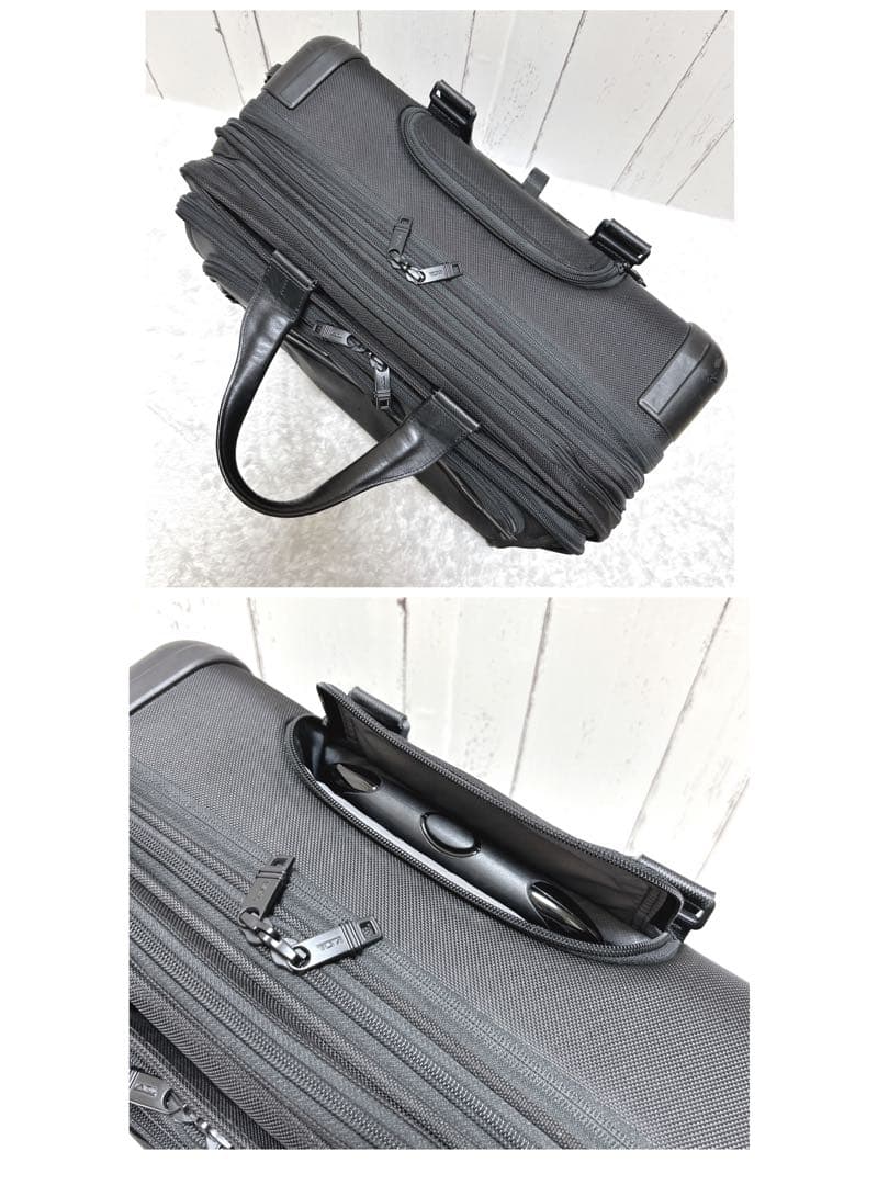 TUMI キャリーバッグ ALPHA2 機内持込可 黒 ビジネス大容量