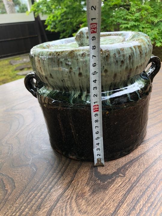 田中佐次郎　朝鮮唐津　水指　茶道具② k