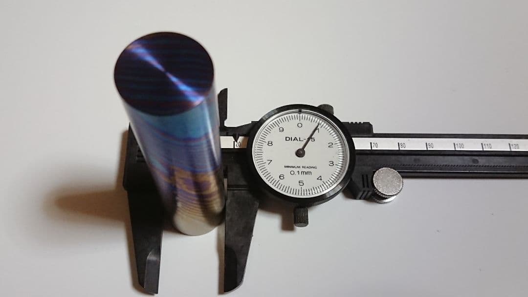 ティマスカス・シリンダーロッド (チタン合金製ダマスカス) Timascus