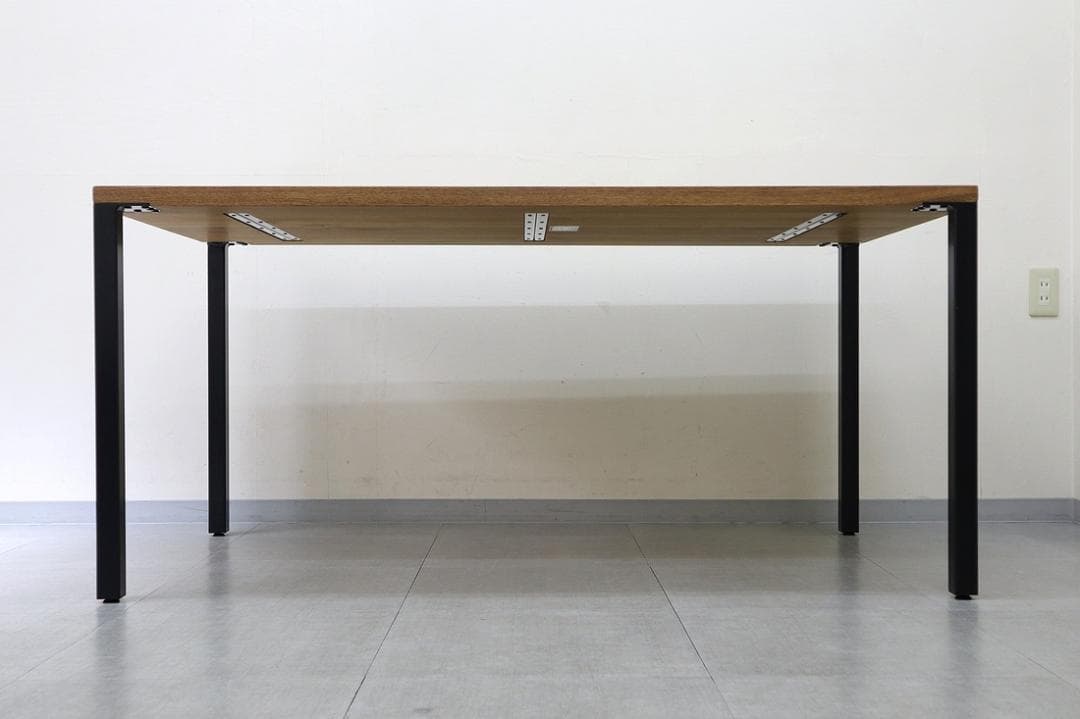 美品 クラッシュゲート 関家具 シンク ダイニング テーブル オーク 無垢材