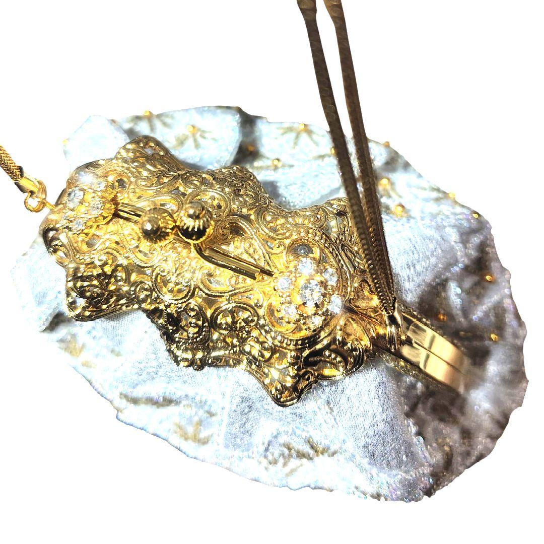 ♥総ビーズバッグ　パーティーバッグ　和装　洋装　ゴールド　シルバー　ラメ