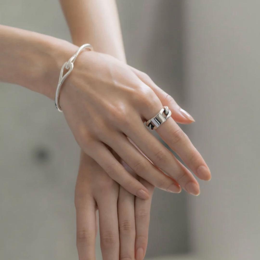 アクセサリー Scat Chain plate ring