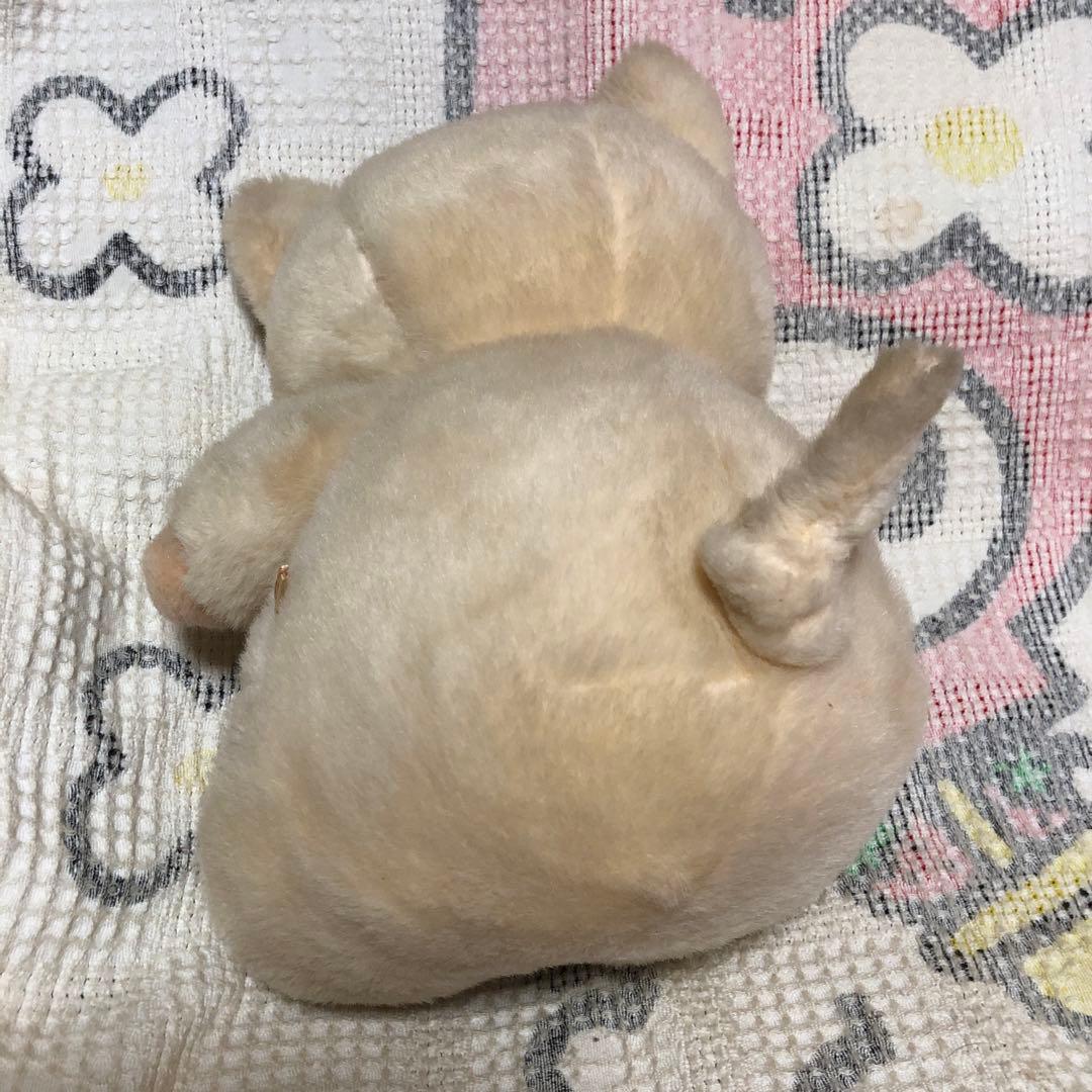 サンリオ　昭和レトロ　ヴィンテージ ザシキブタ　正規品　大きなぬいぐるみ　中古