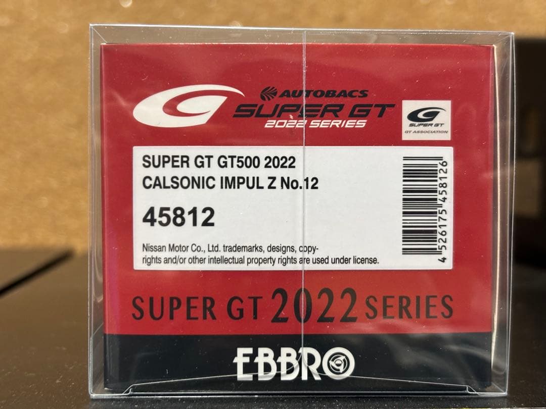 エブロ 1/43 2022 CALSONIC IMPUL Z チャンピオンマシン
